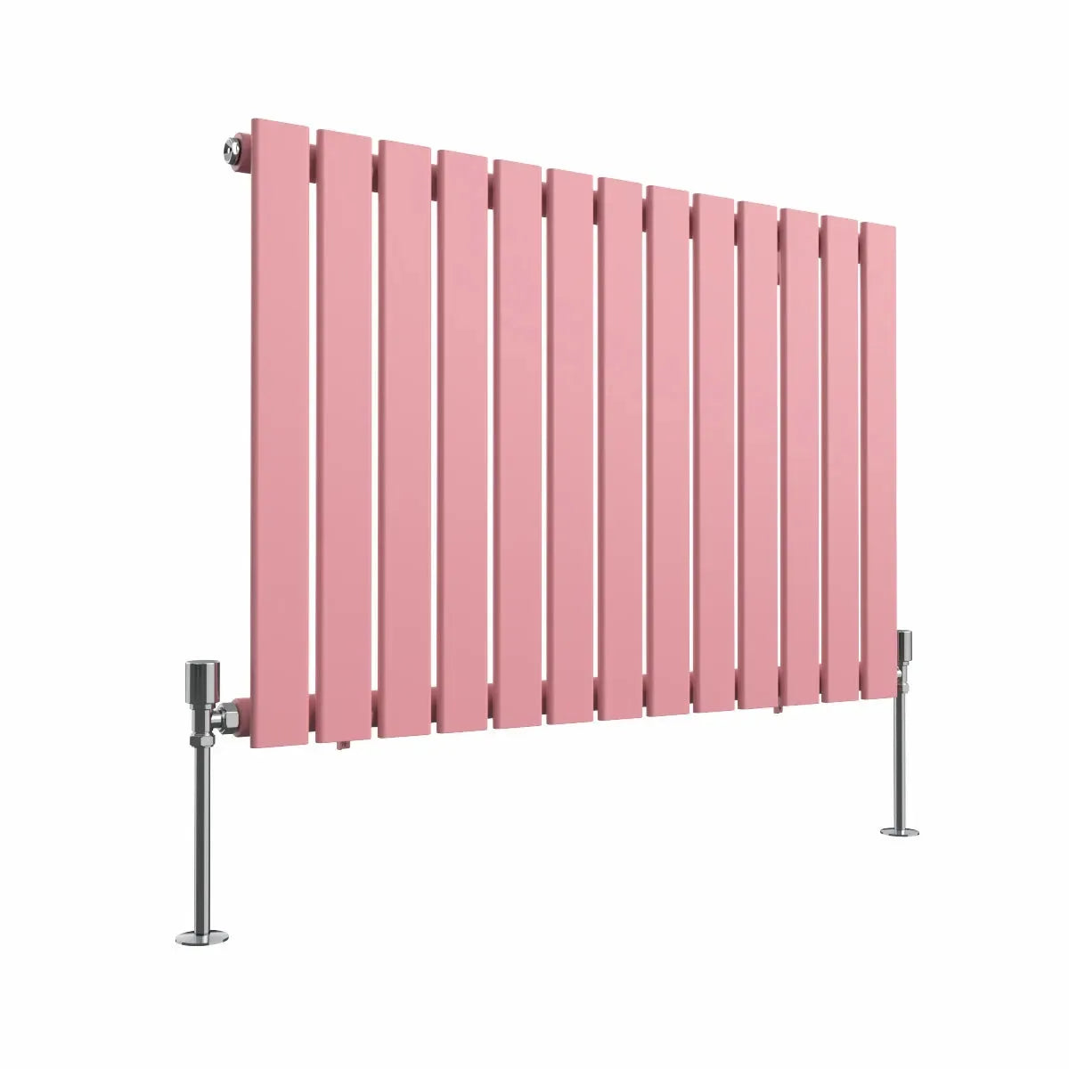 San Remo - Modern horizontal flat panel radiator light pink