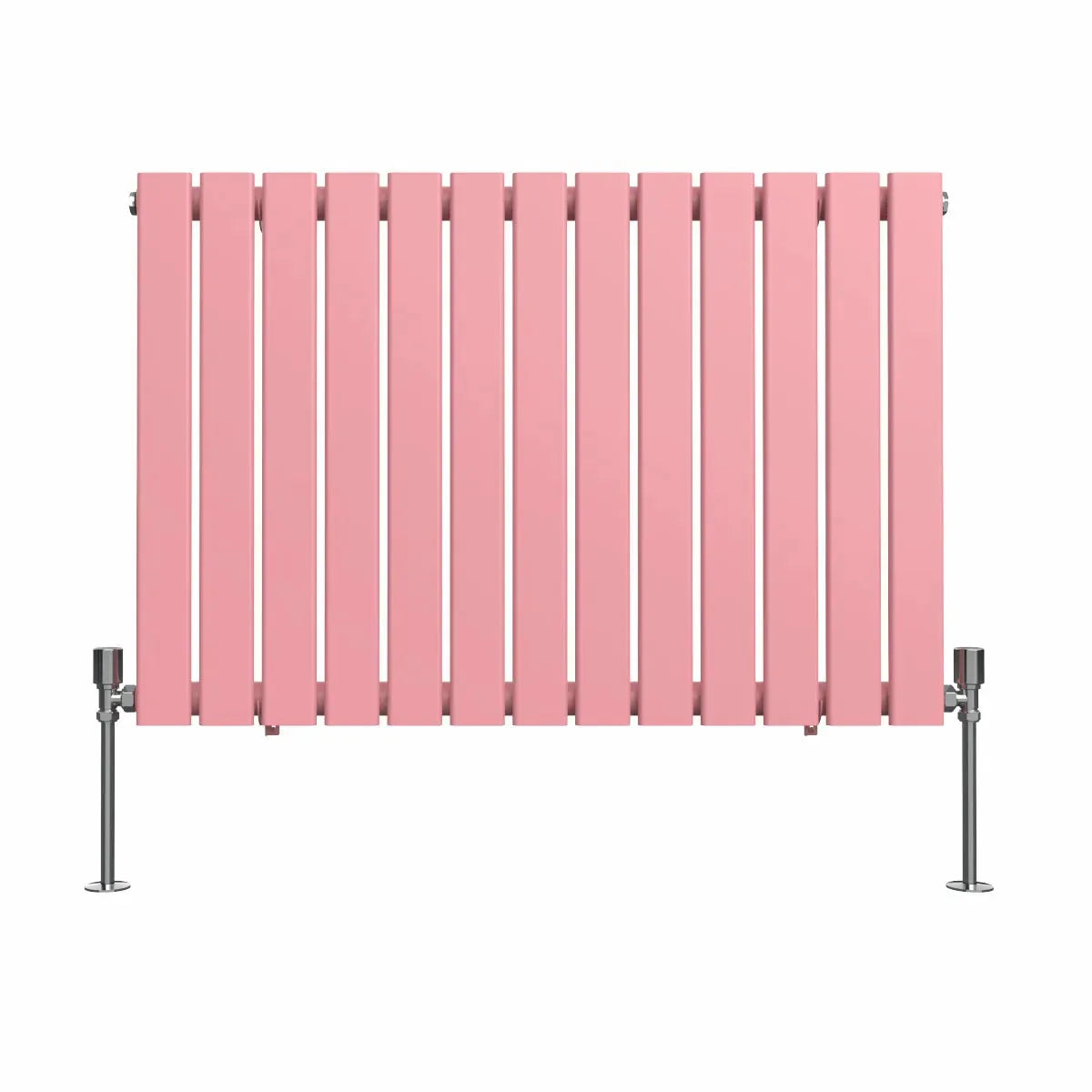 San Remo - Modern horizontal flat panel radiator light pink