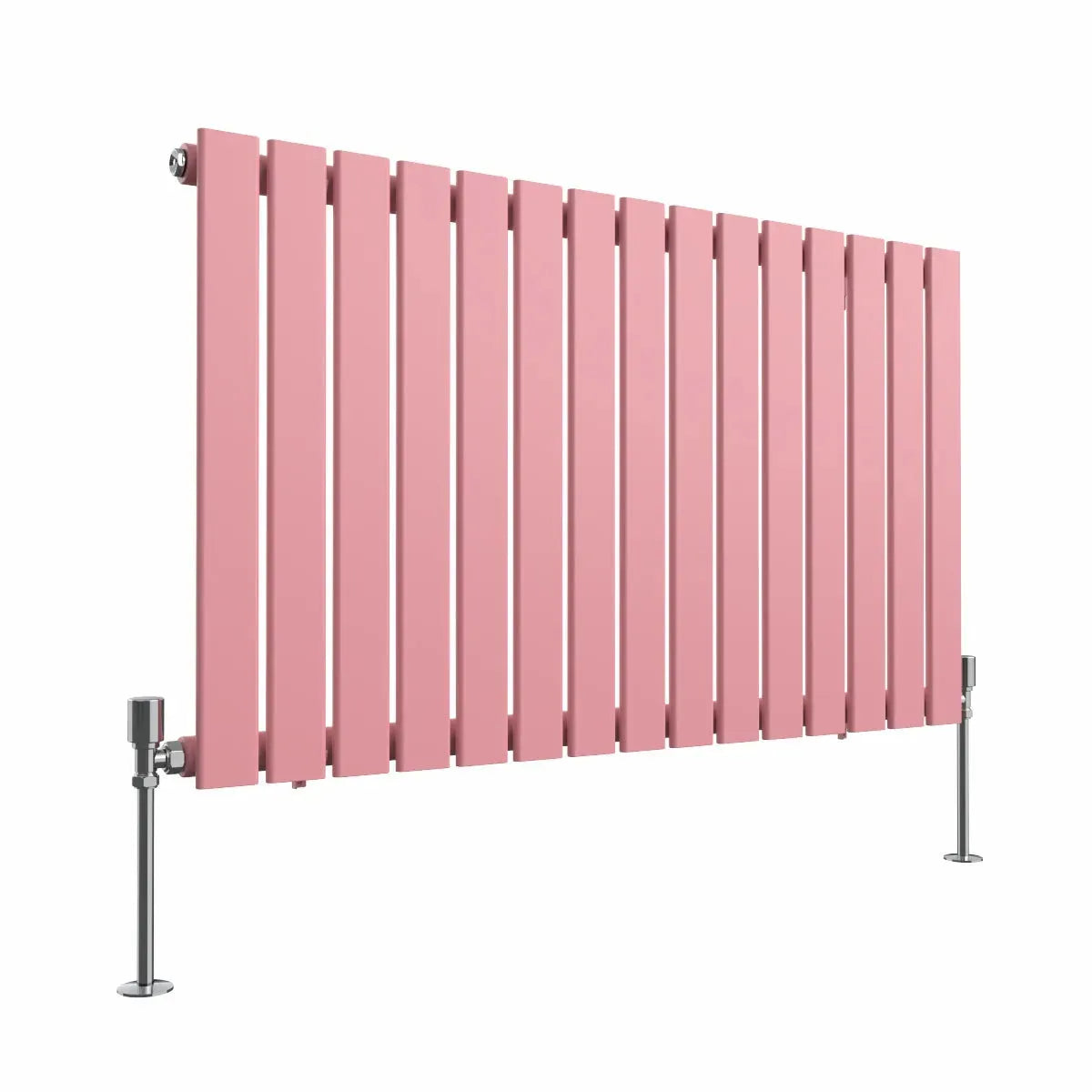 San Remo - Modern horizontal flat panel radiator light pink