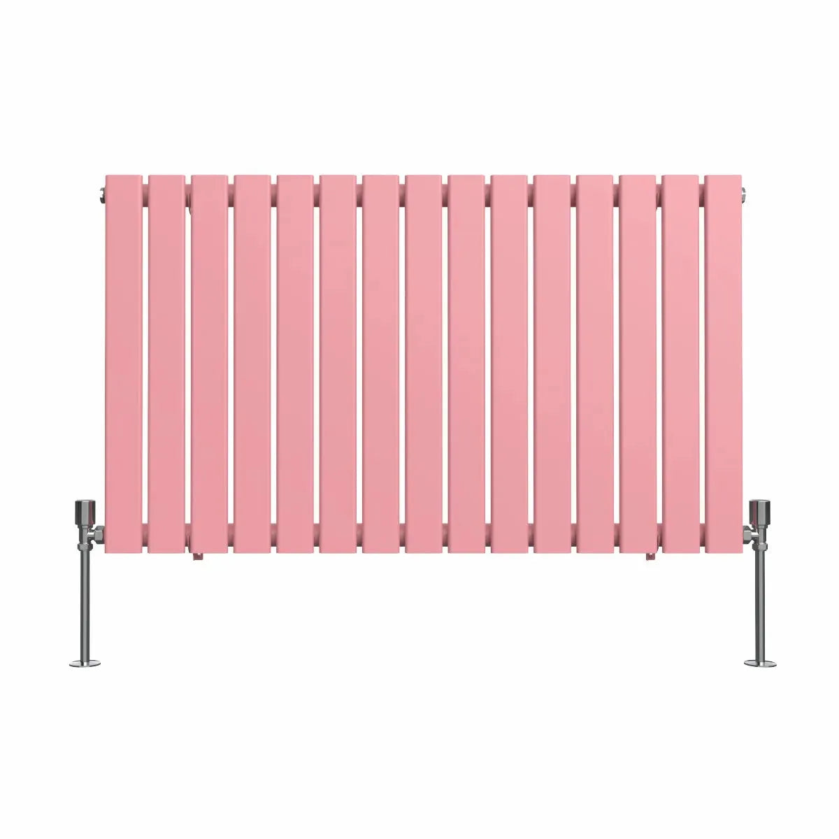 San Remo - Modern horizontal flat panel radiator light pink