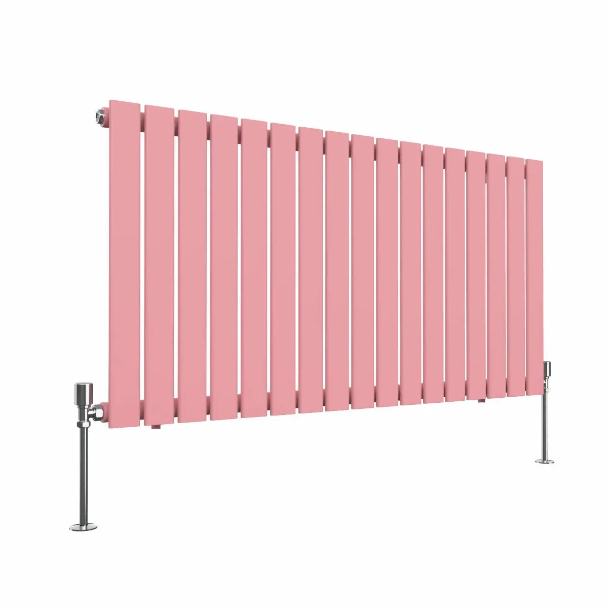 San Remo - Modern horizontal flat panel radiator light pink