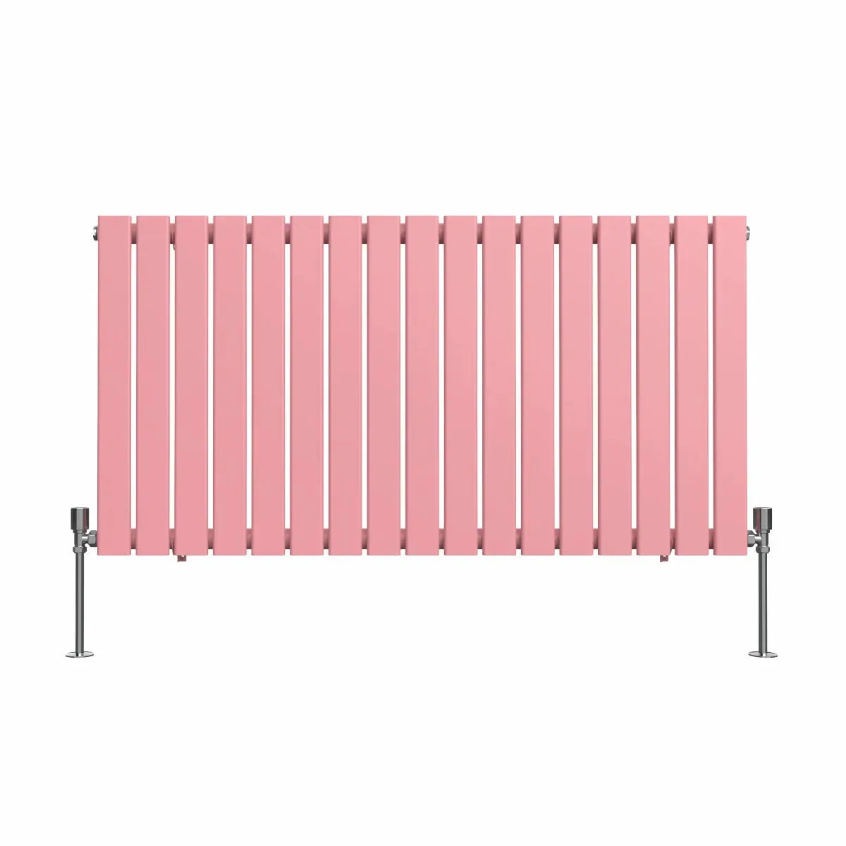 San Remo - Modern horizontal flat panel radiator light pink