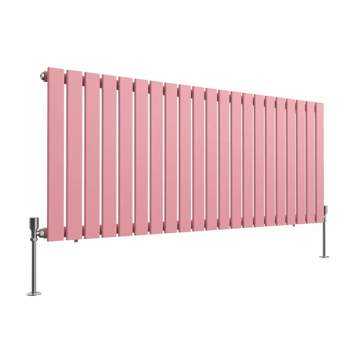 San Remo - Modern horizontal flat panel radiator light pink