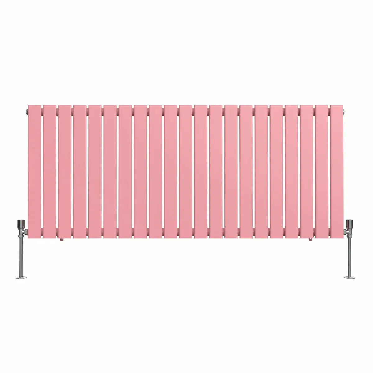 San Remo - Modern horizontal flat panel radiator light pink