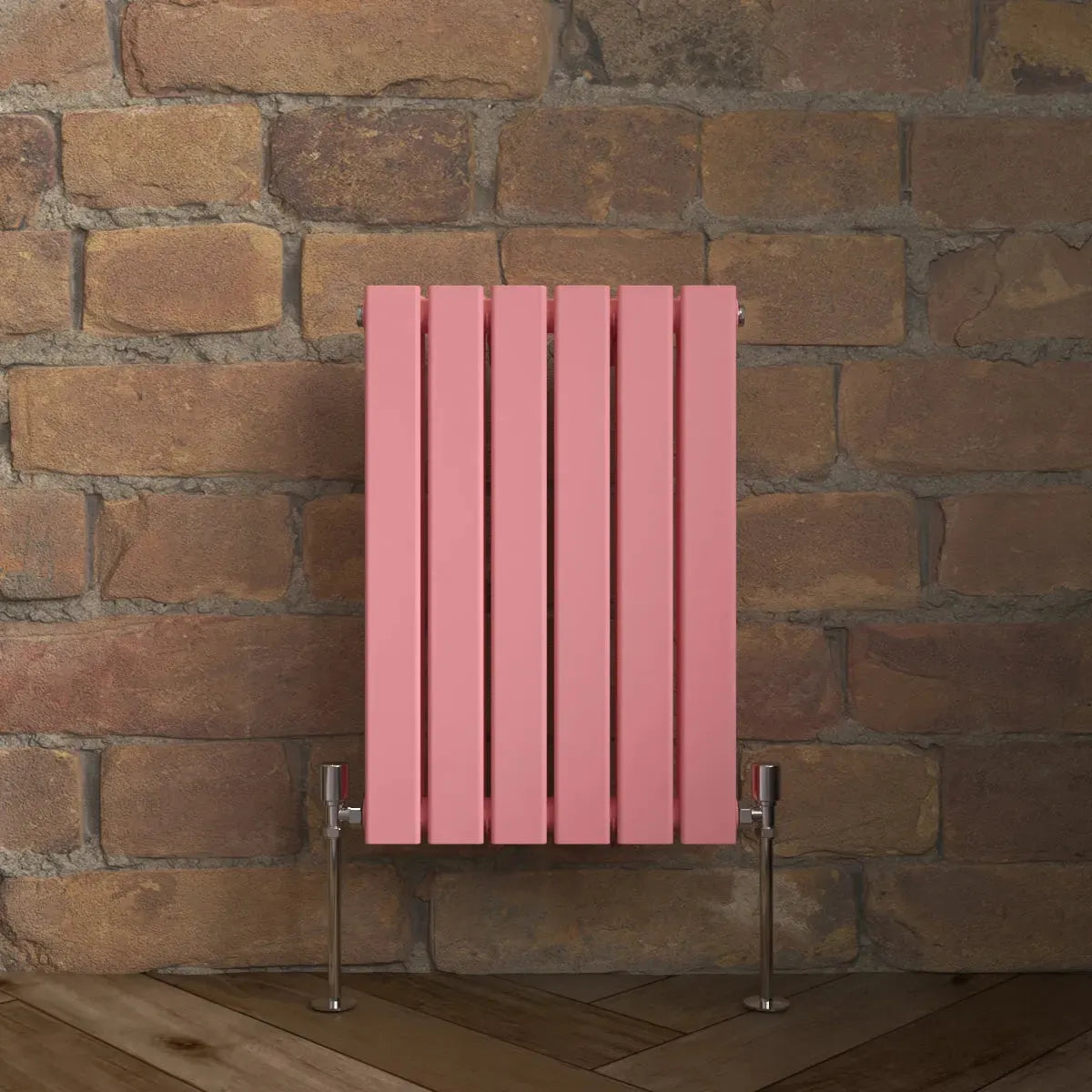 San Remo - Modern horizontal flat panel radiator light pink