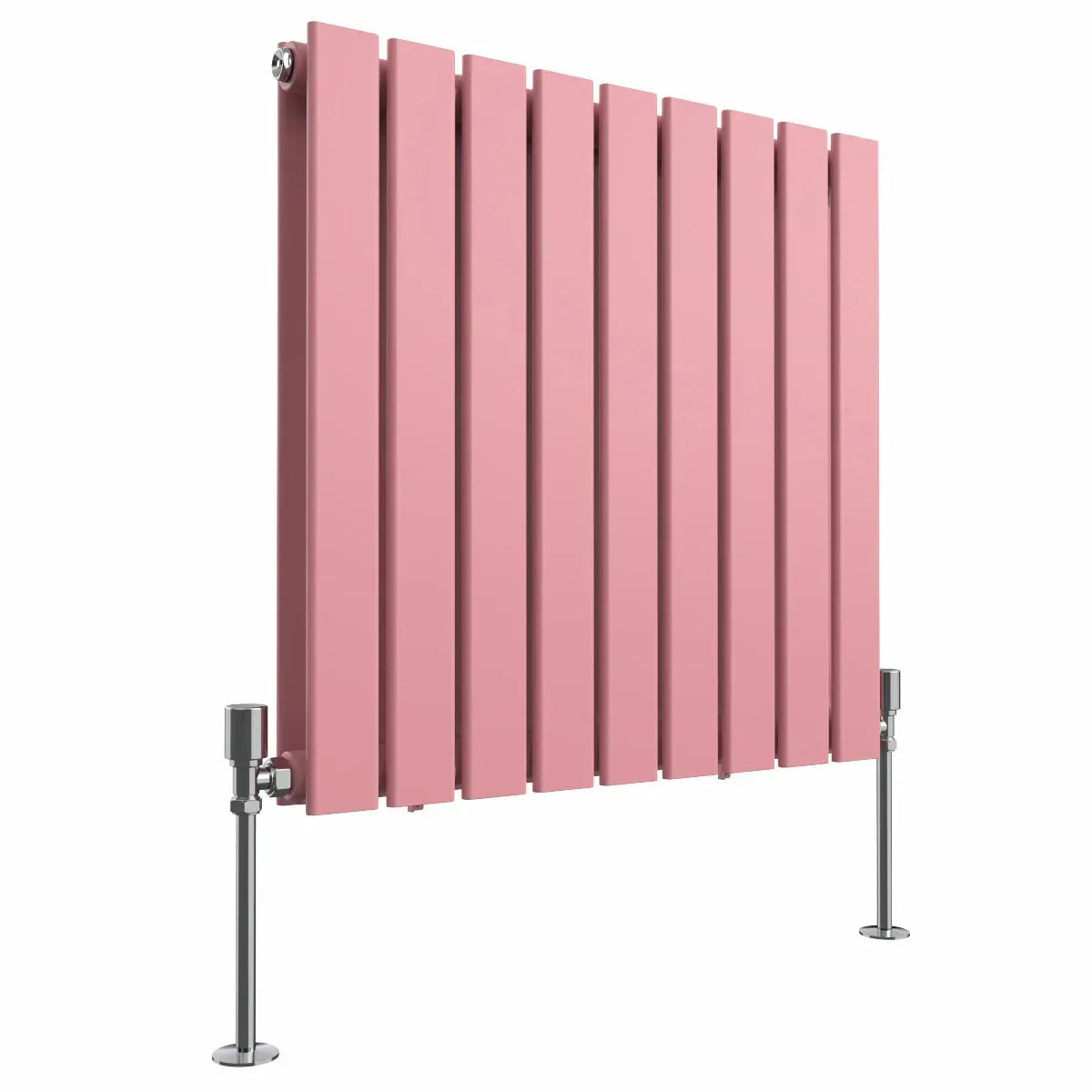 San Remo - Modern horizontal flat panel radiator light pink