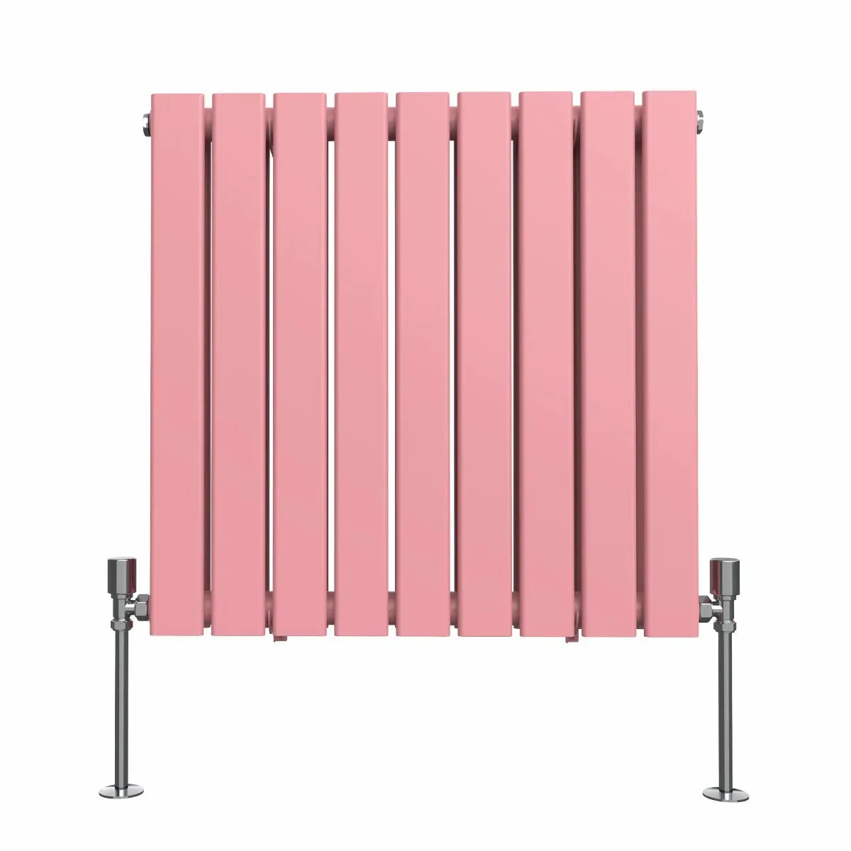 San Remo - Modern horizontal flat panel radiator light pink