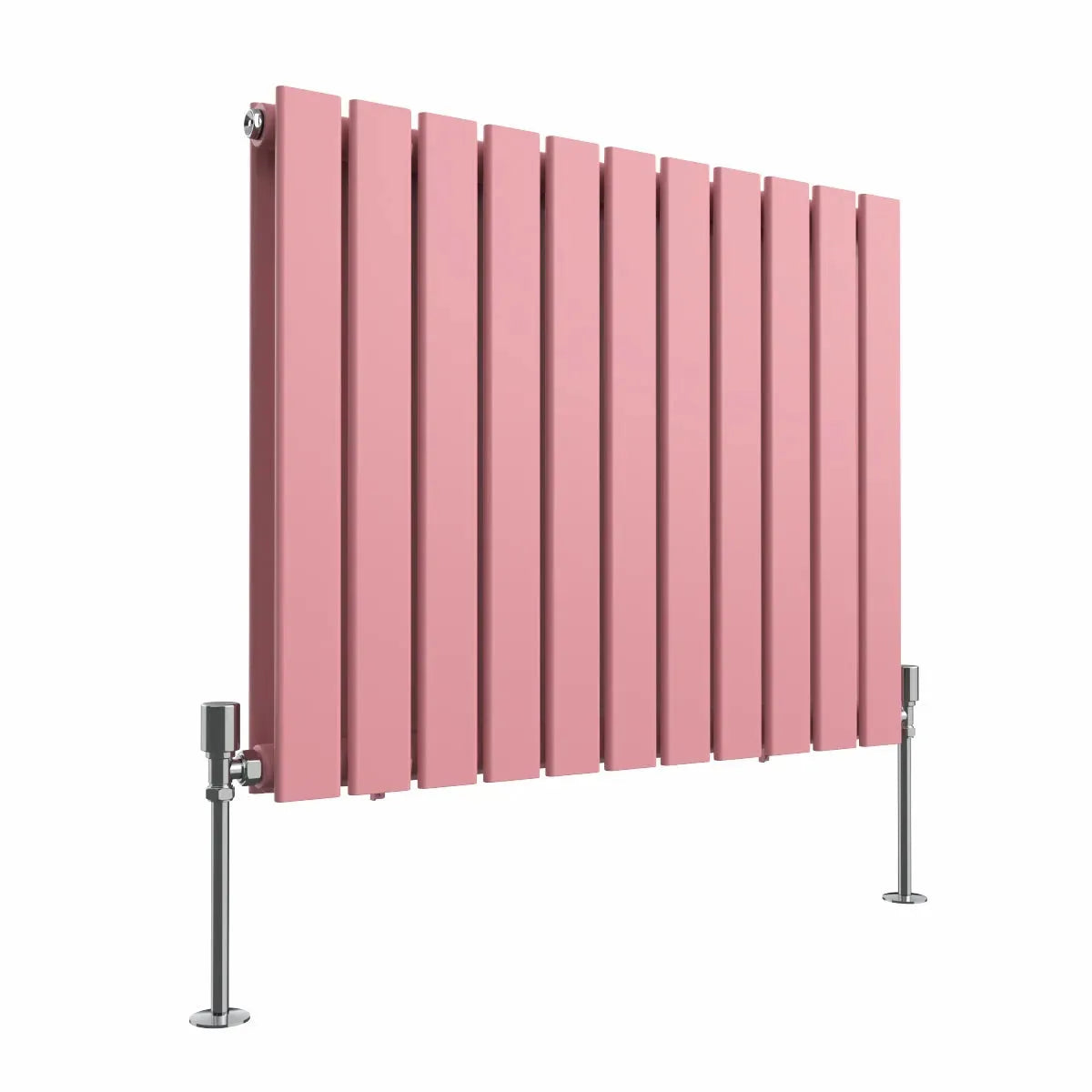 San Remo - Modern horizontal flat panel radiator light pink