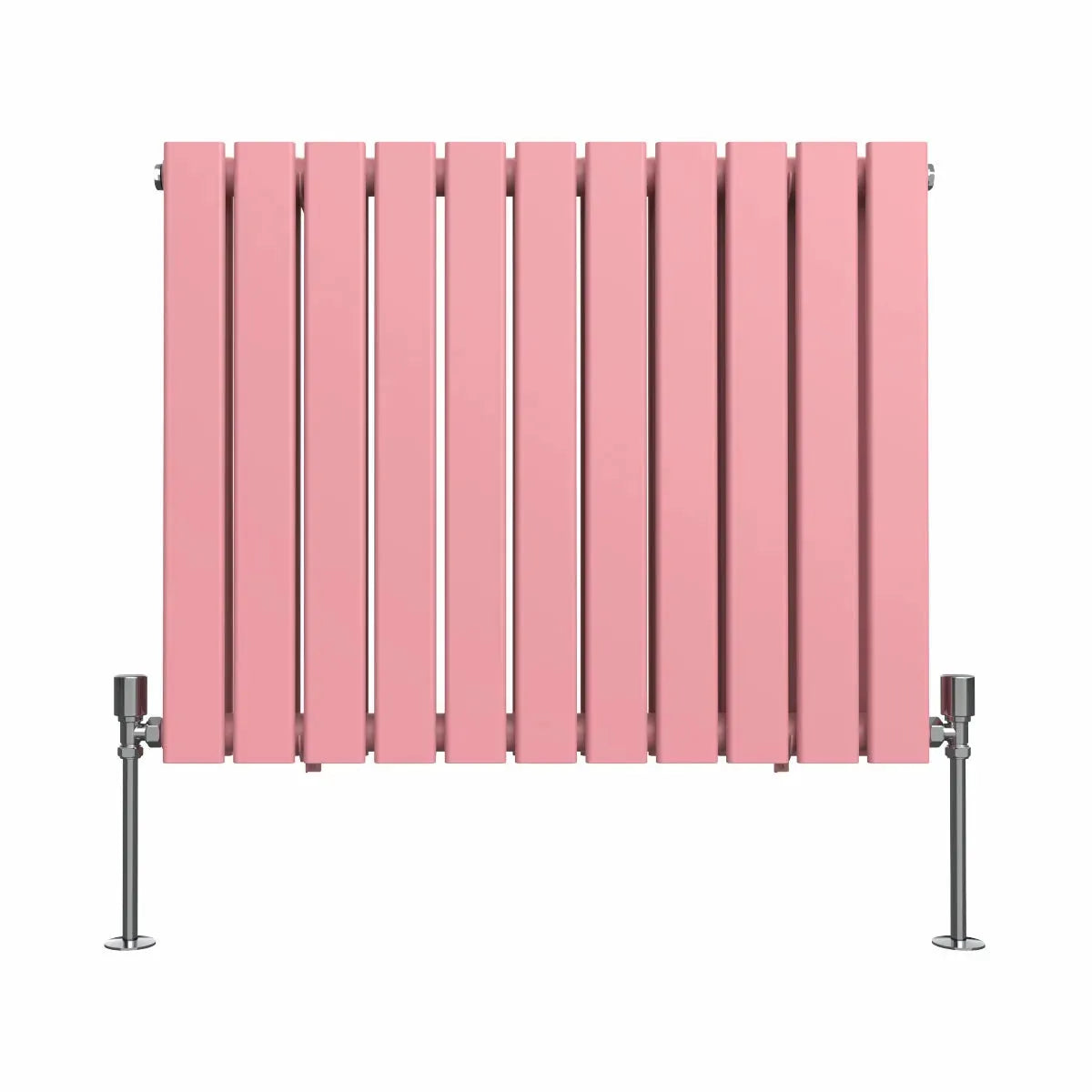 San Remo - Modern horizontal flat panel radiator light pink