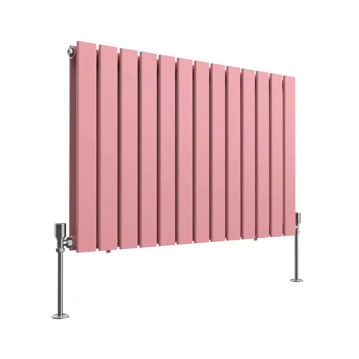 San Remo - Modern horizontal flat panel radiator light pink