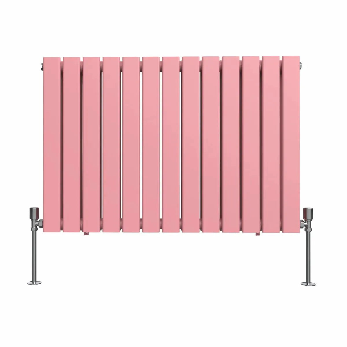 San Remo - Modern horizontal flat panel radiator light pink