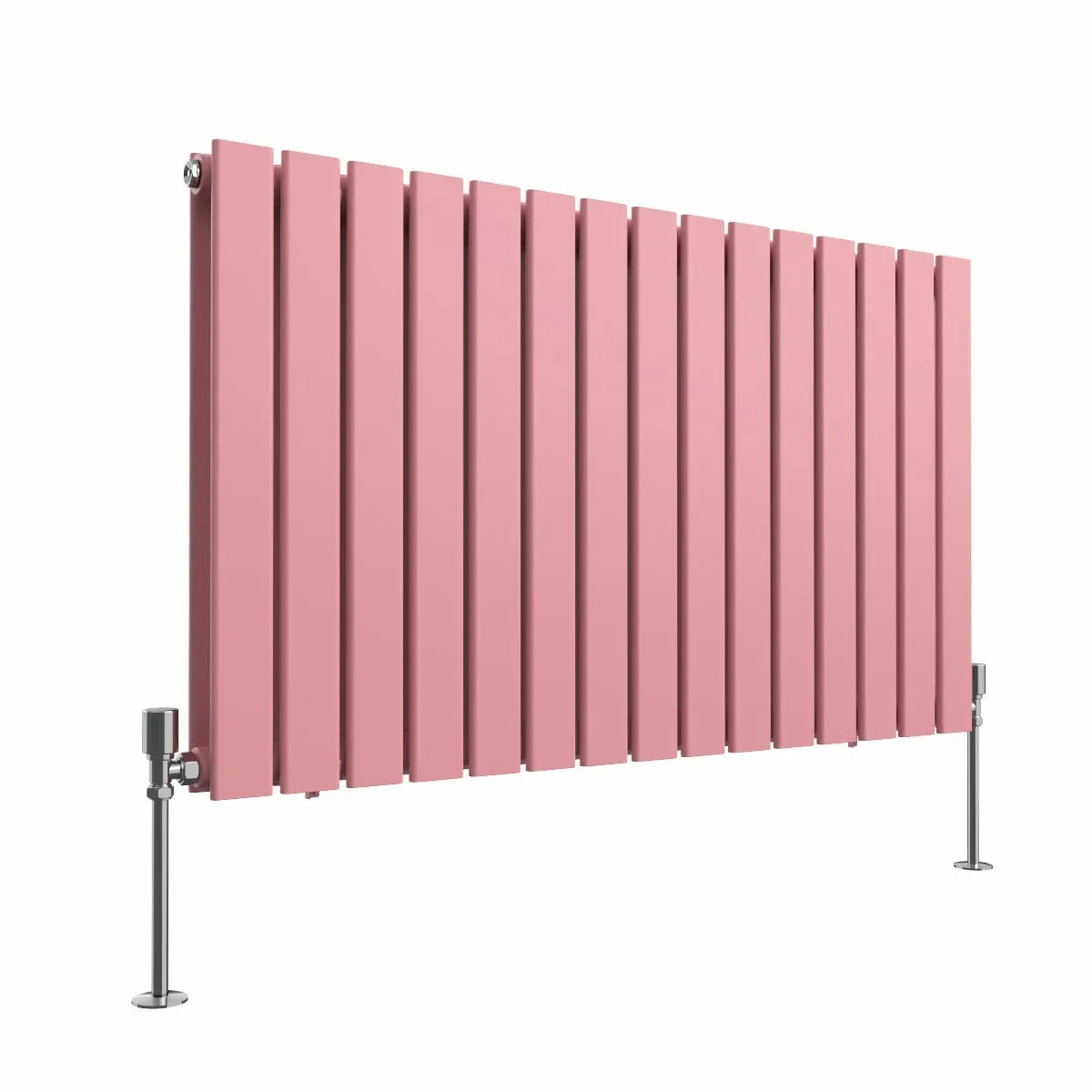 San Remo - Modern horizontal flat panel radiator light pink