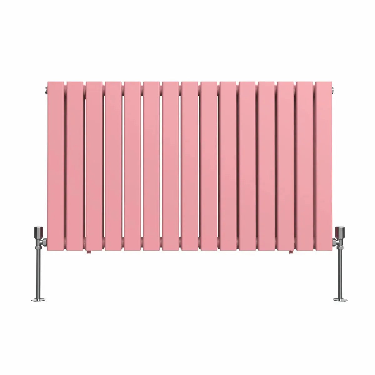 San Remo - Modern horizontal flat panel radiator light pink