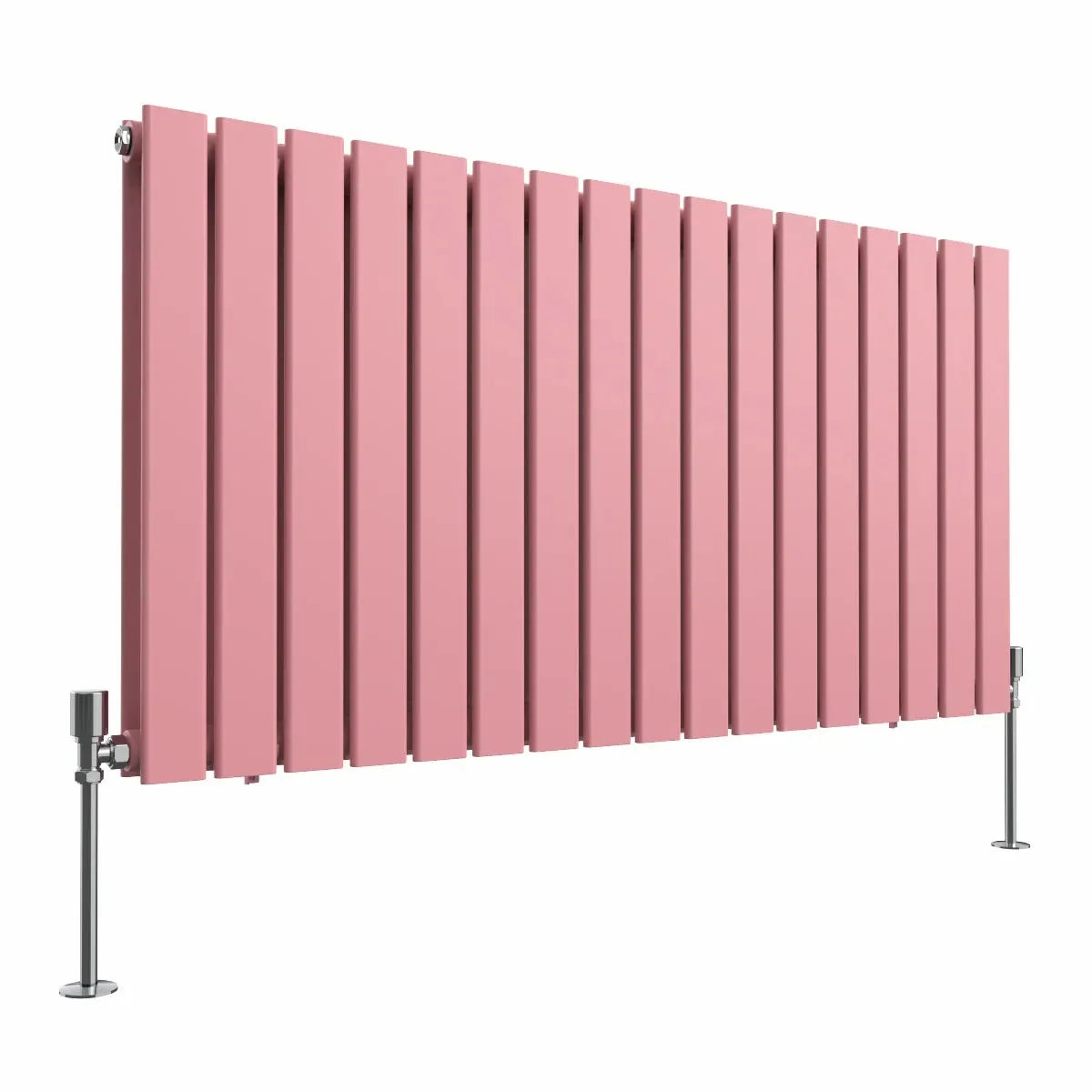 San Remo - Modern horizontal flat panel radiator light pink