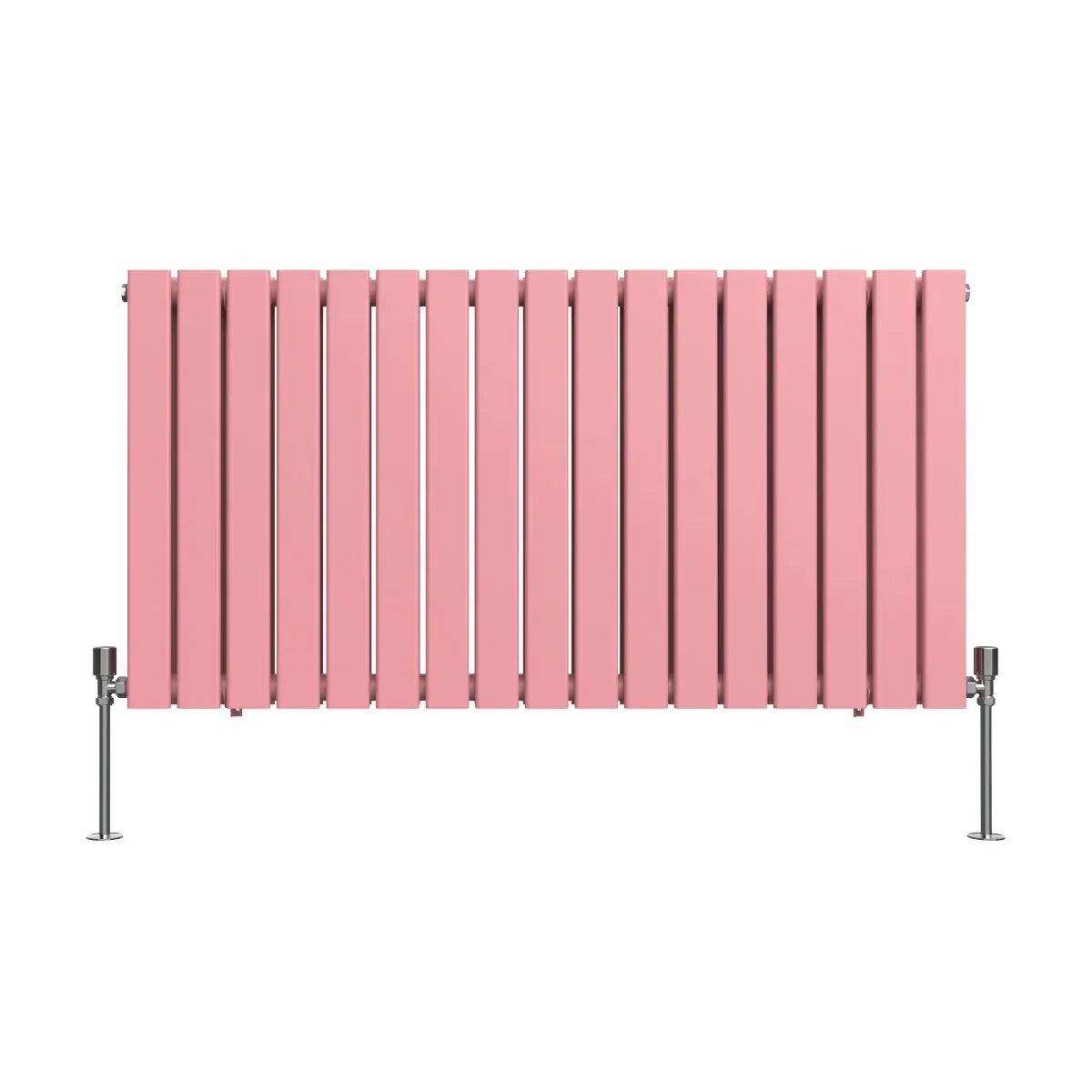 San Remo - Modern horizontal flat panel radiator light pink