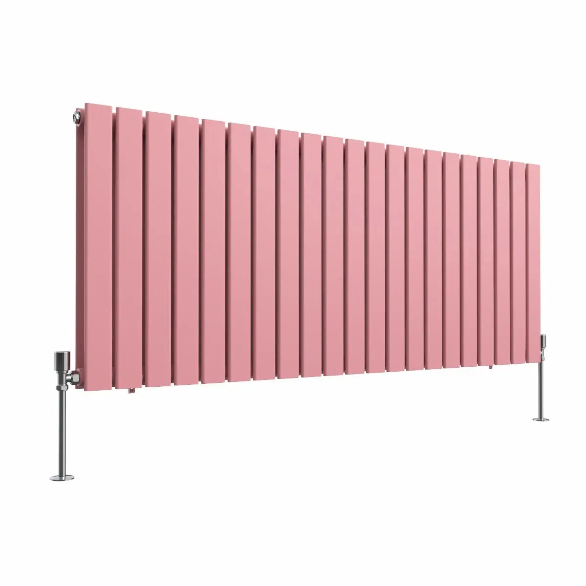 San Remo - Modern horizontal flat panel radiator light pink