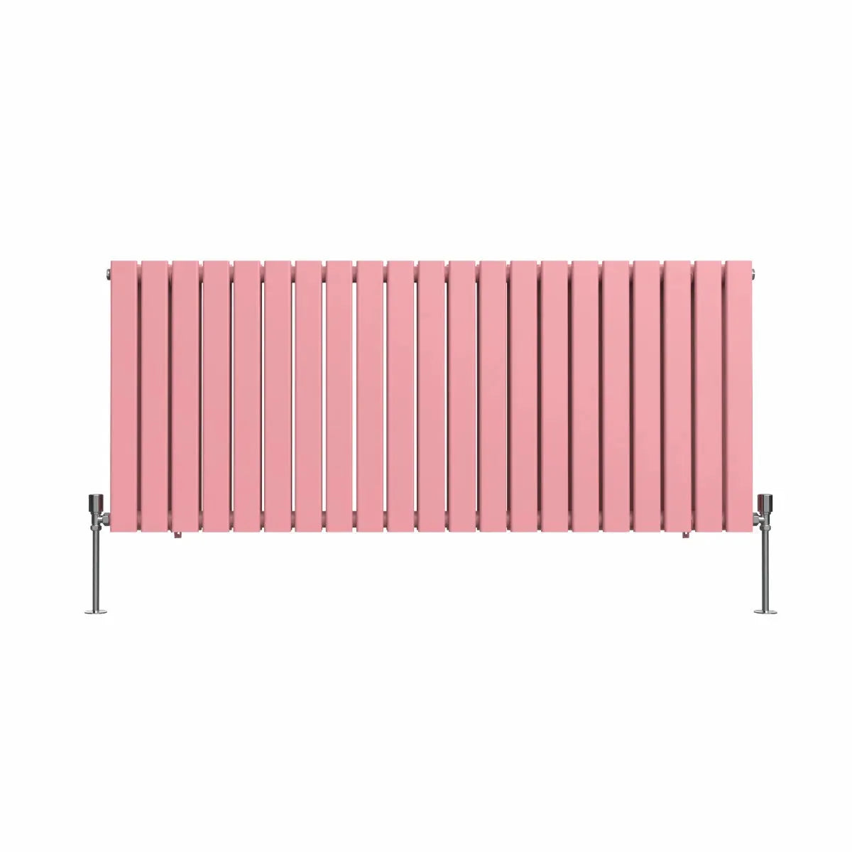 San Remo - Modern horizontal flat panel radiator light pink