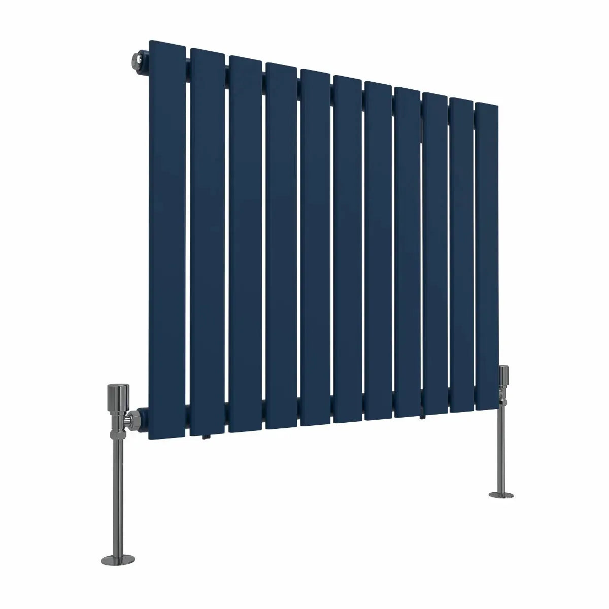 San Remo - Modern horizontal flat panel radiator sapphire blue