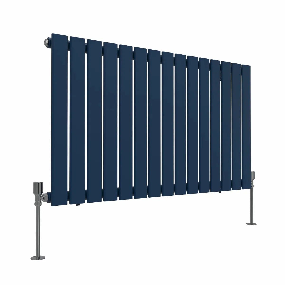 San Remo - Modern horizontal flat panel radiator sapphire blue