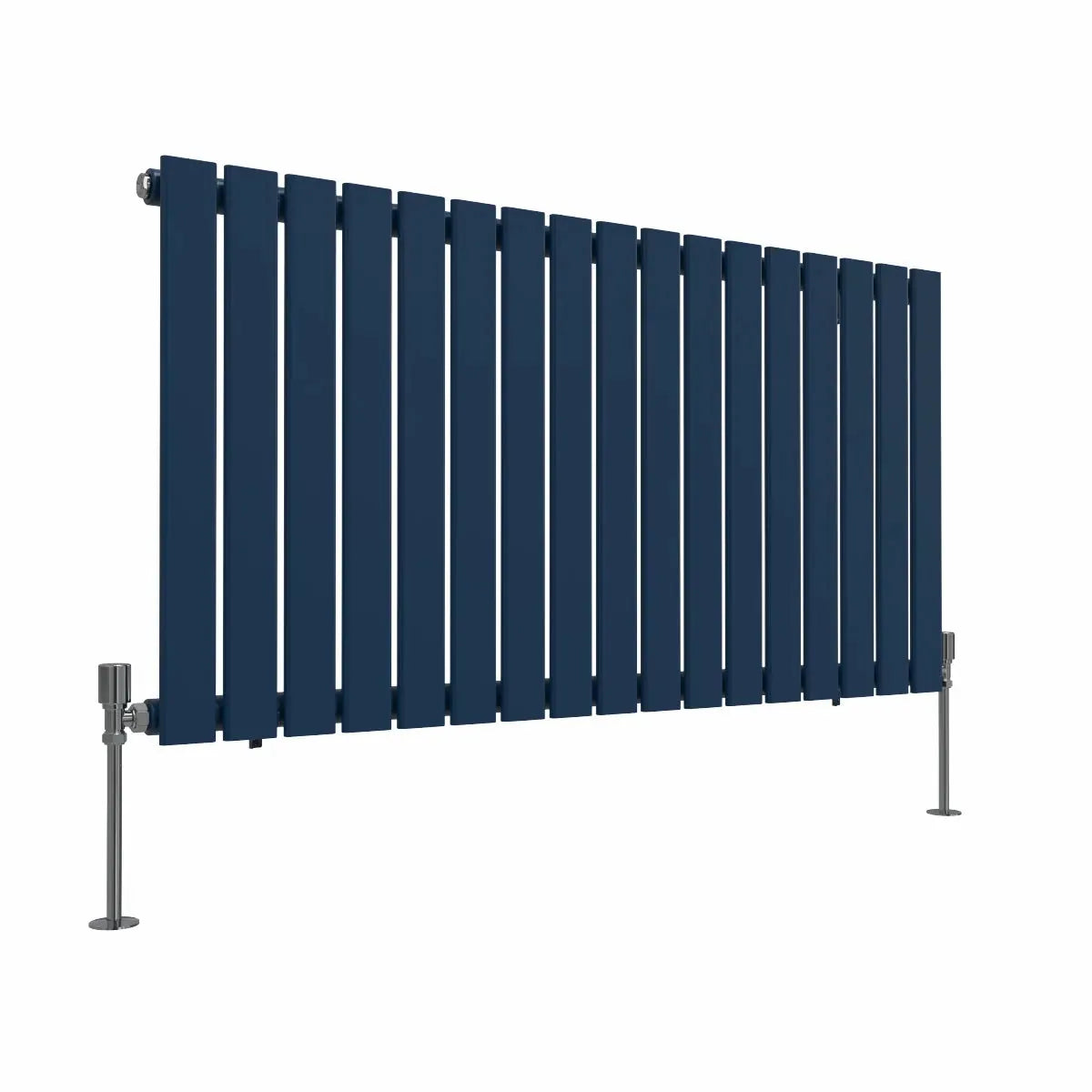 San Remo - Modern horizontal flat panel radiator sapphire blue