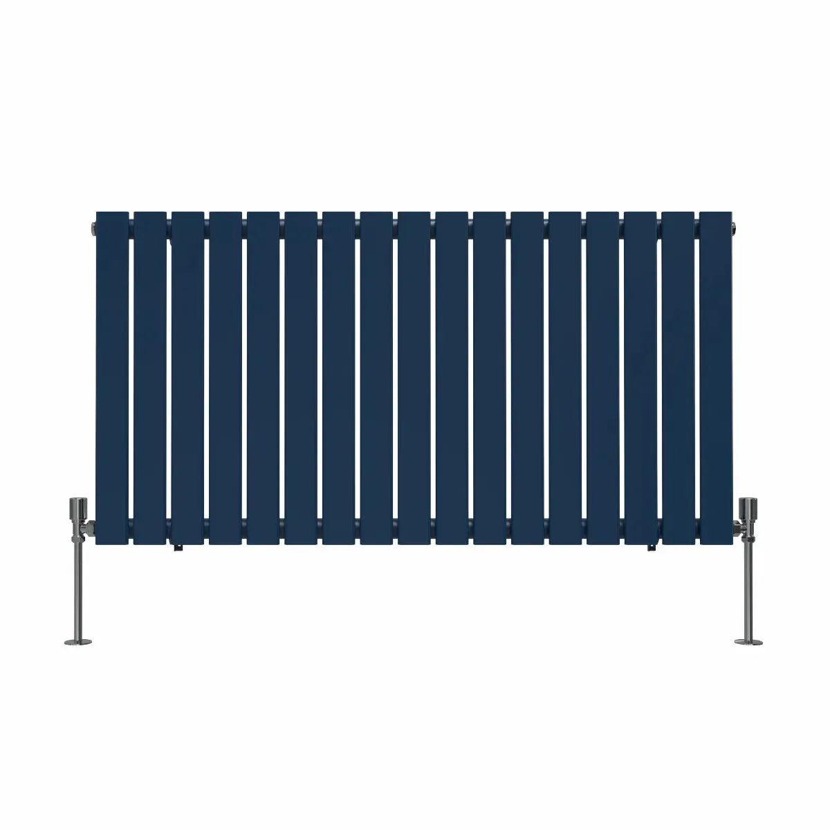 San Remo - Modern horizontal flat panel radiator sapphire blue