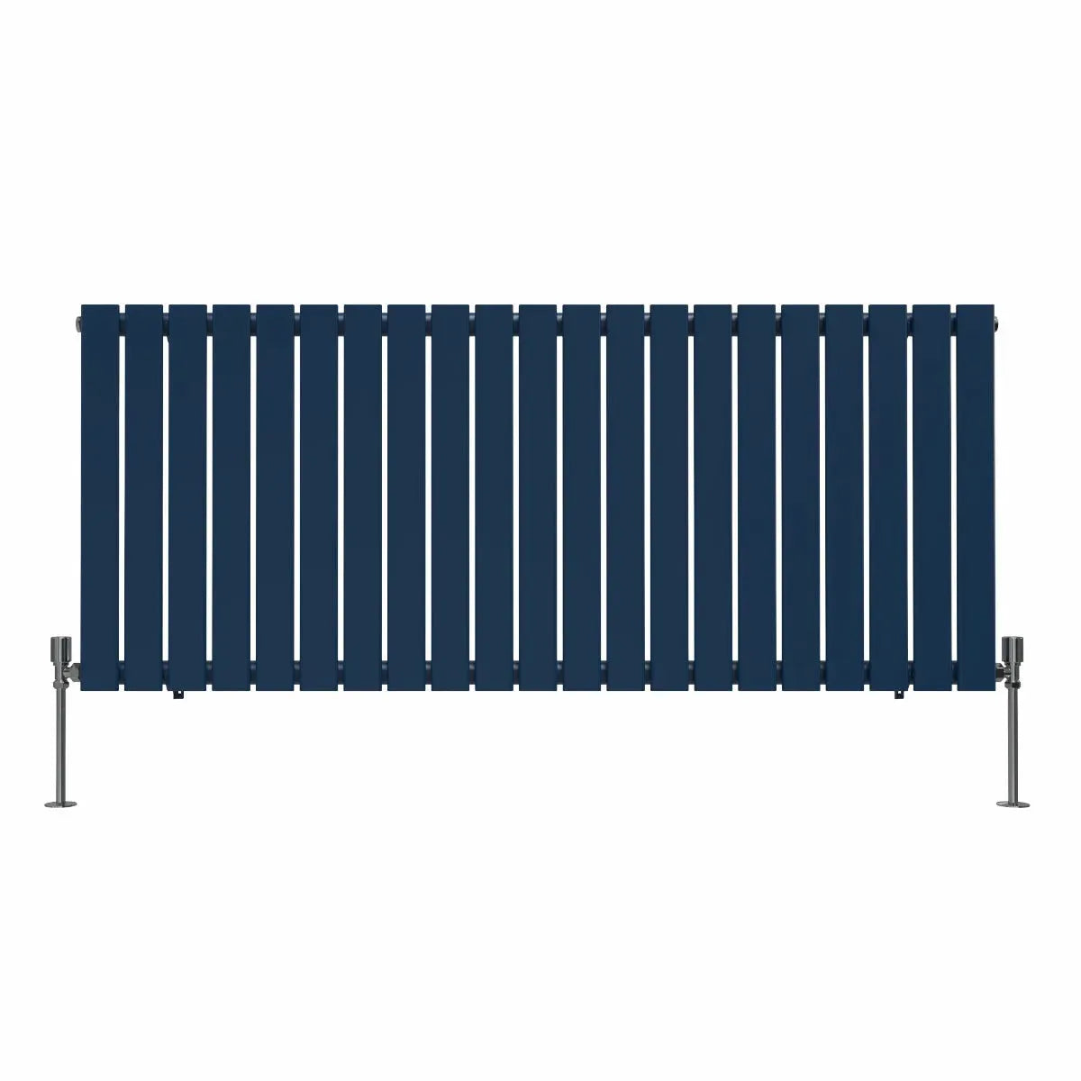 San Remo - Modern horizontal flat panel radiator sapphire blue