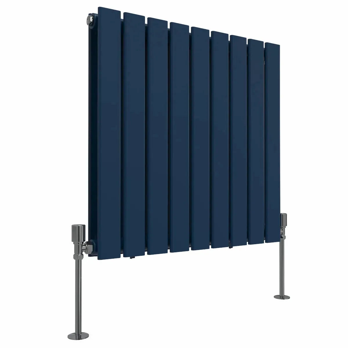 San Remo - Modern horizontal flat panel radiator sapphire blue