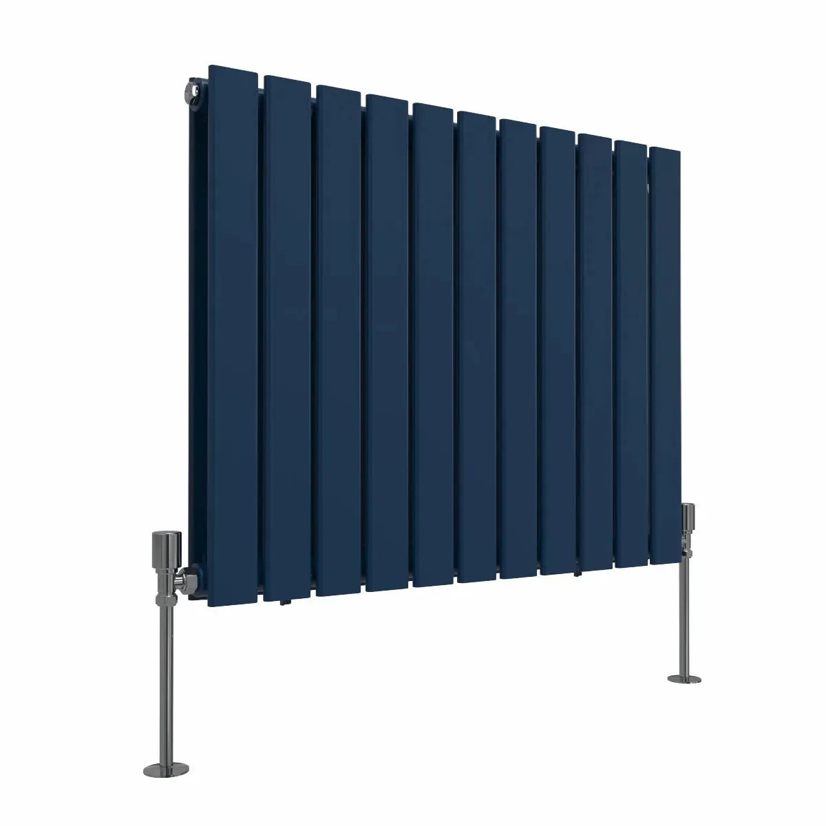 San Remo - Modern horizontal flat panel radiator sapphire blue