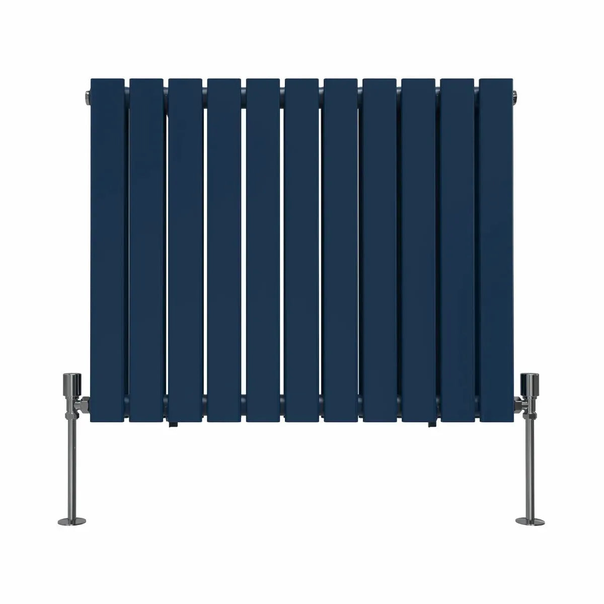 San Remo - Modern horizontal flat panel radiator sapphire blue