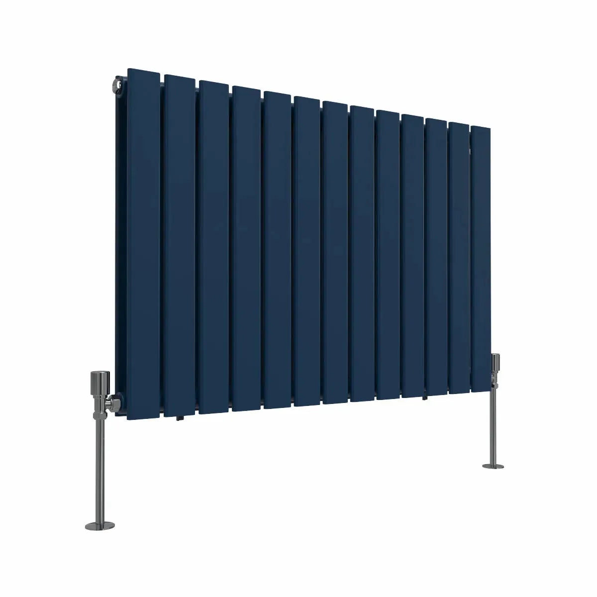 San Remo - Modern horizontal flat panel radiator sapphire blue