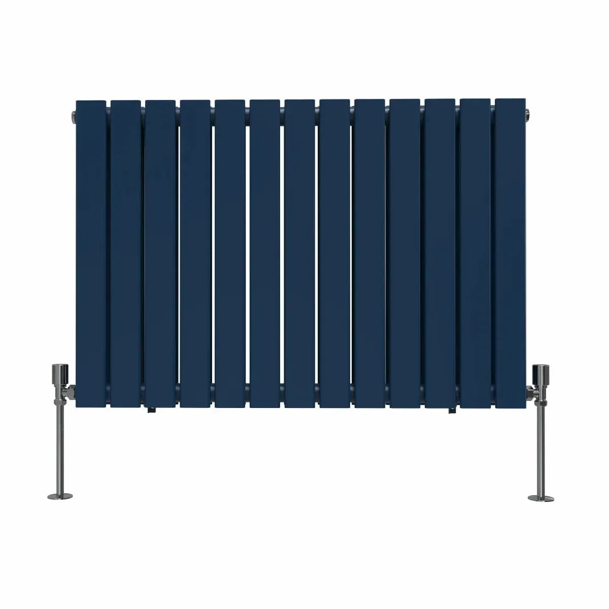 San Remo - Modern horizontal flat panel radiator sapphire blue