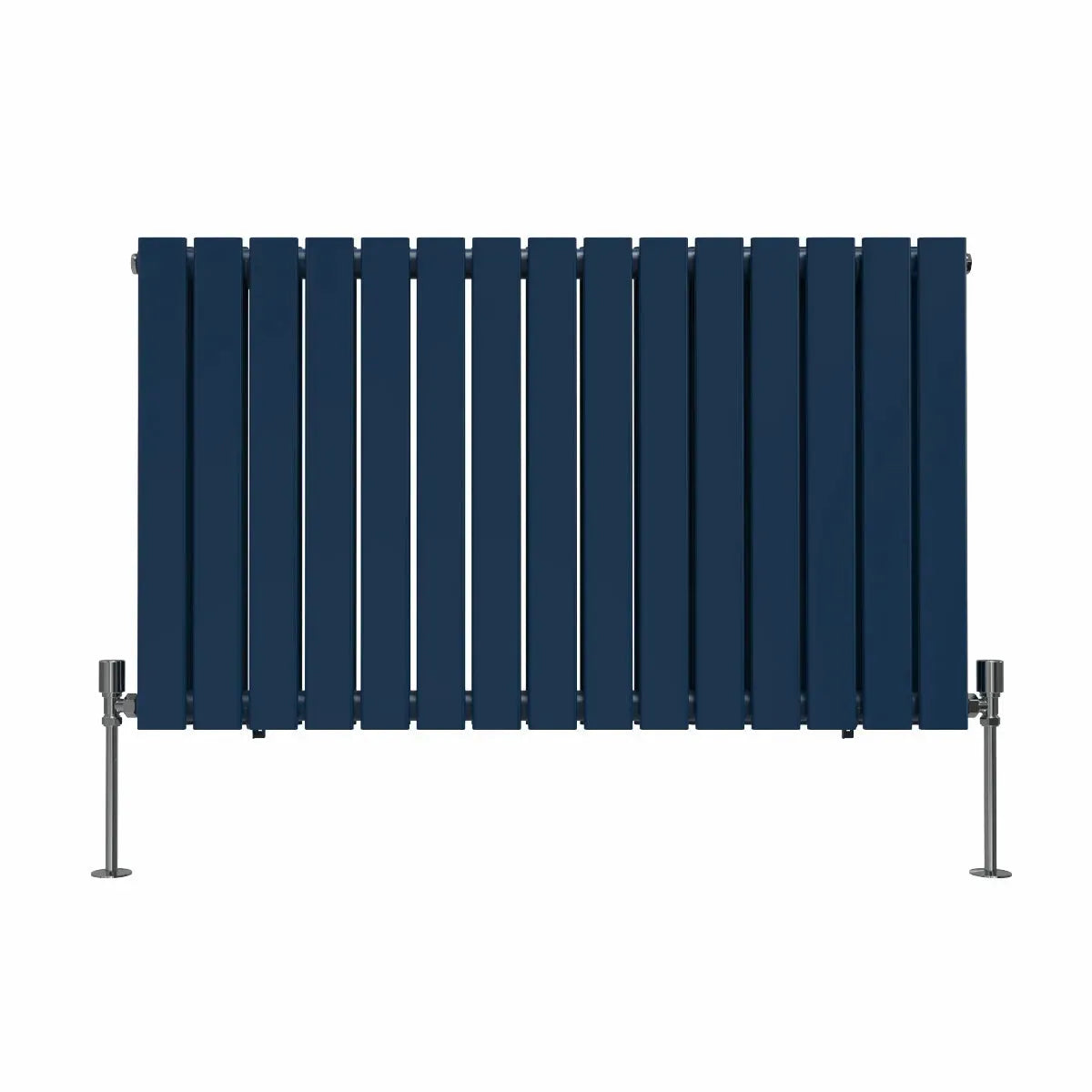 San Remo - Modern horizontal flat panel radiator sapphire blue