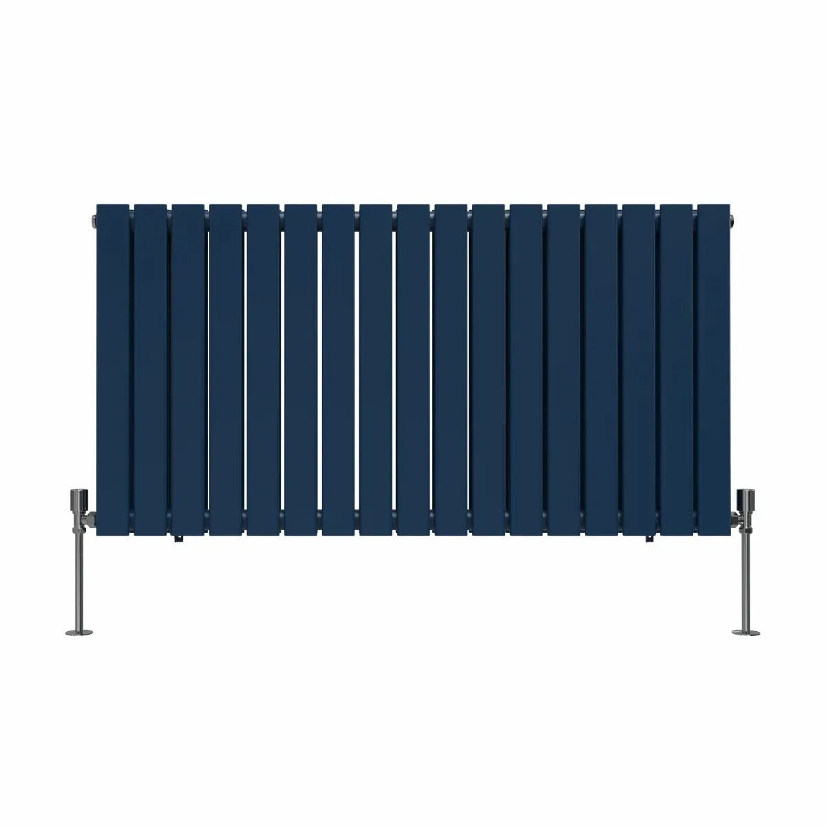 San Remo - Modern horizontal flat panel radiator sapphire blue