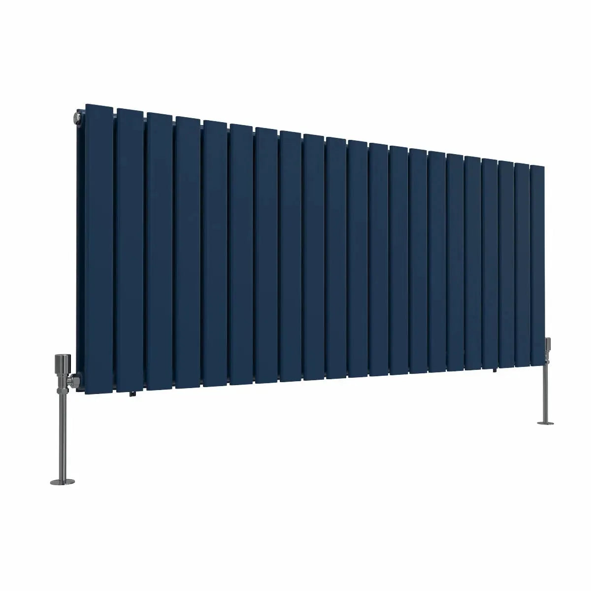 San Remo - Modern horizontal flat panel radiator sapphire blue