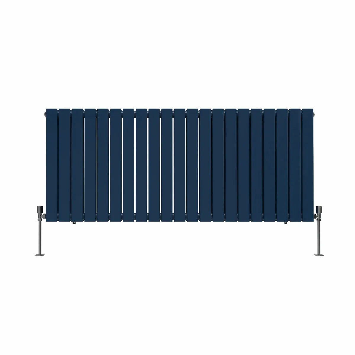 San Remo - Modern horizontal flat panel radiator sapphire blue