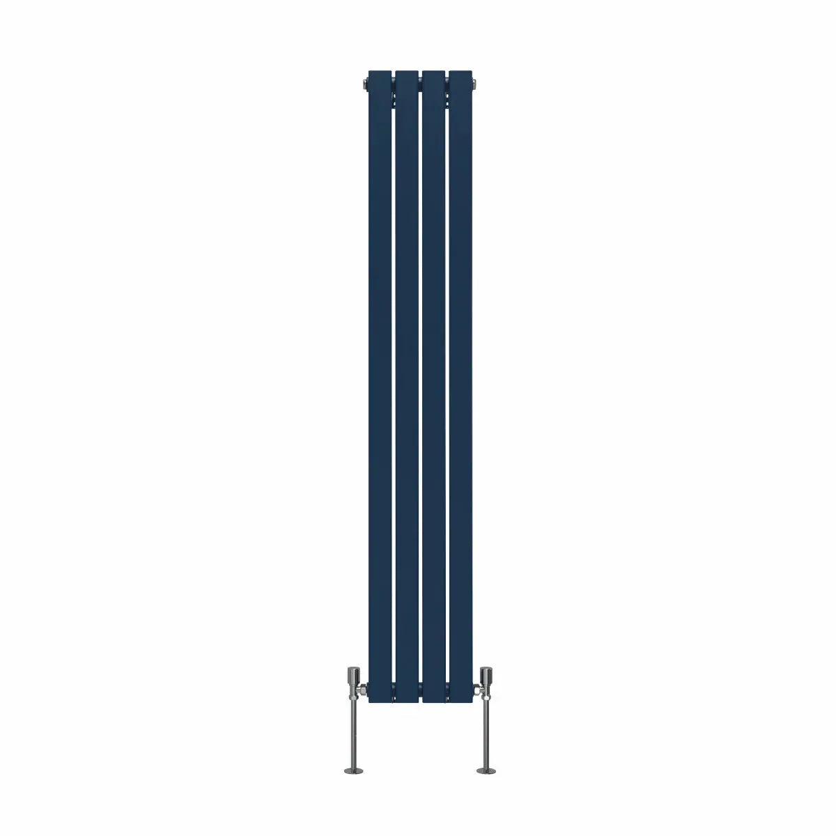 San Remo - Modern vertical flat panel radiator sapphire blue