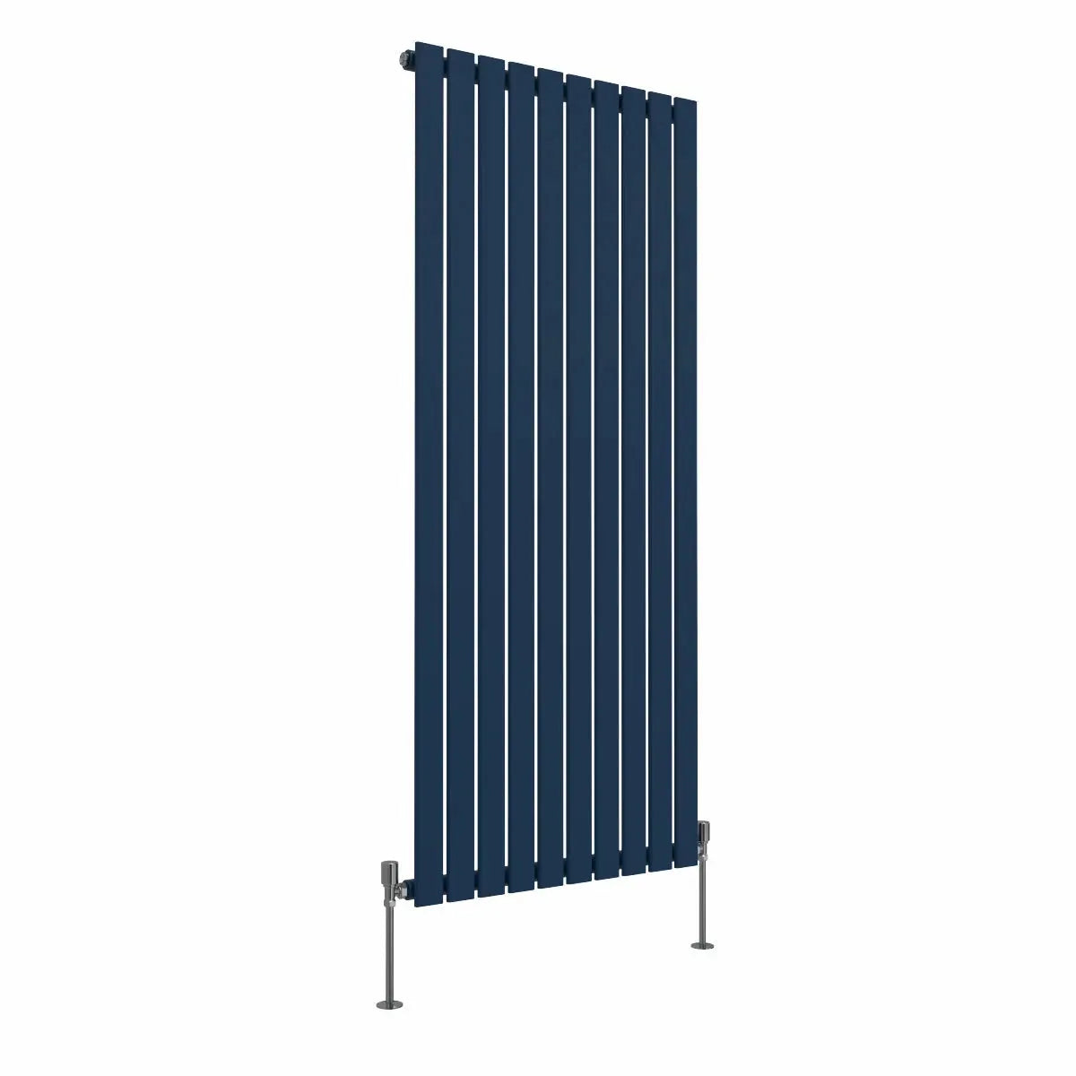 San Remo - Modern vertical flat panel radiator sapphire blue