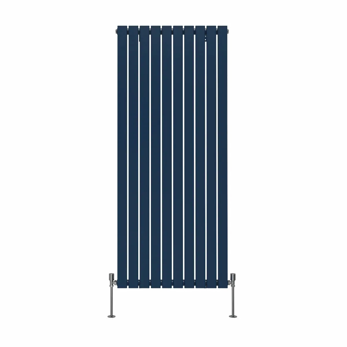 San Remo - Modern vertical flat panel radiator sapphire blue