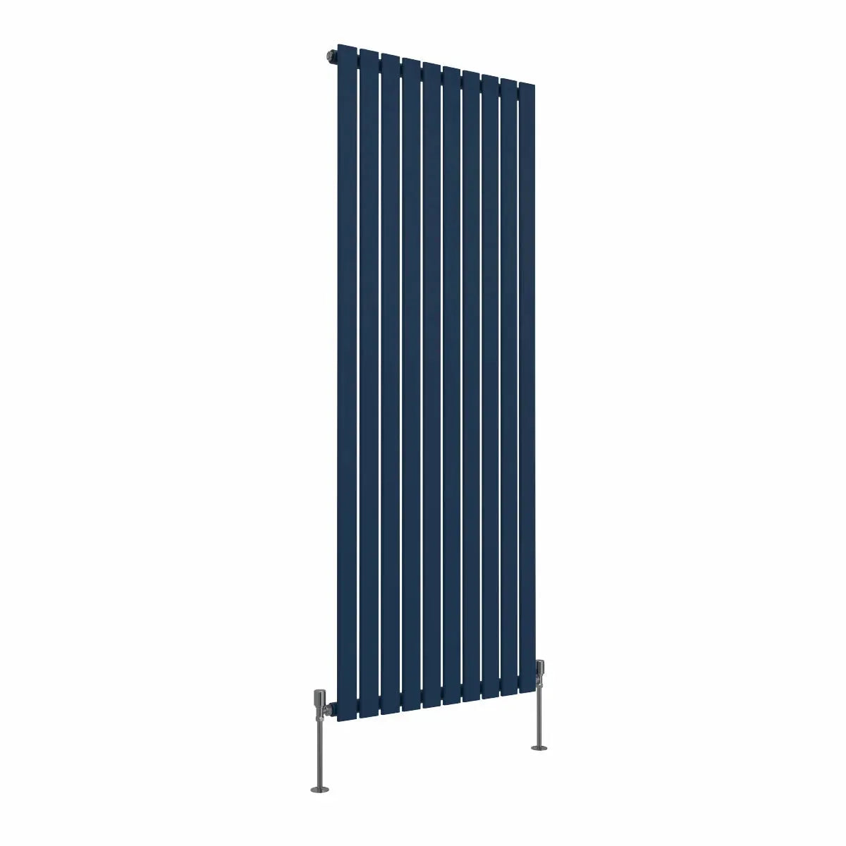 San Remo - Modern vertical flat panel radiator sapphire blue