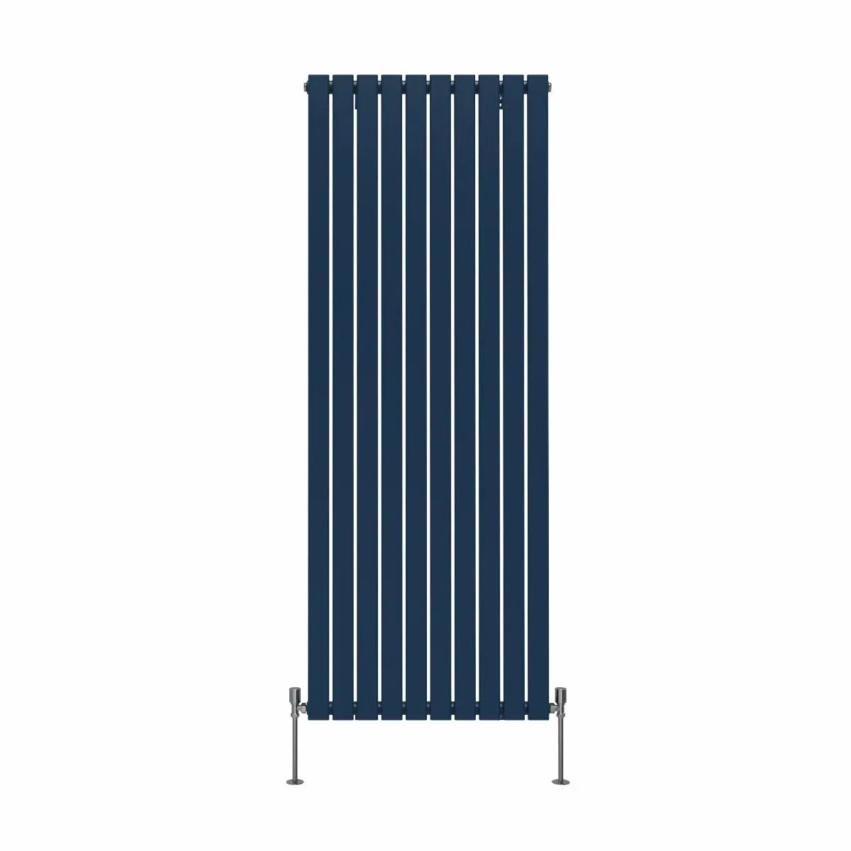 San Remo - Modern vertical flat panel radiator sapphire blue