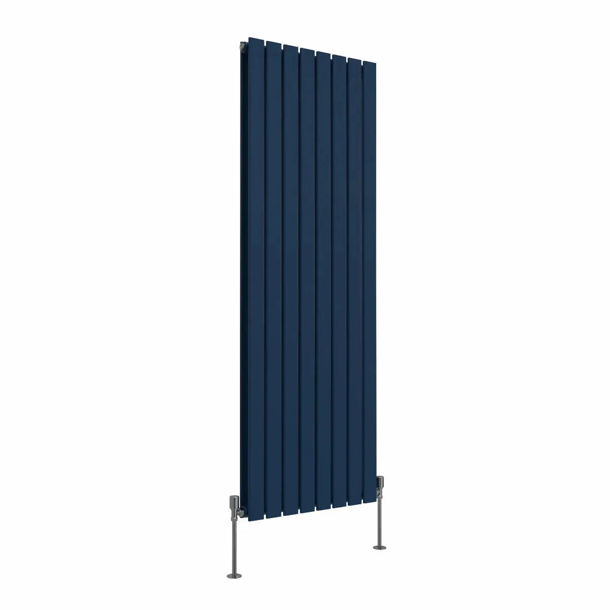 San Remo - Modern vertical flat panel radiator sapphire blue