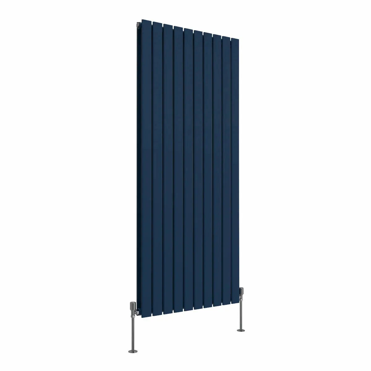 San Remo - Modern vertical flat panel radiator sapphire blue