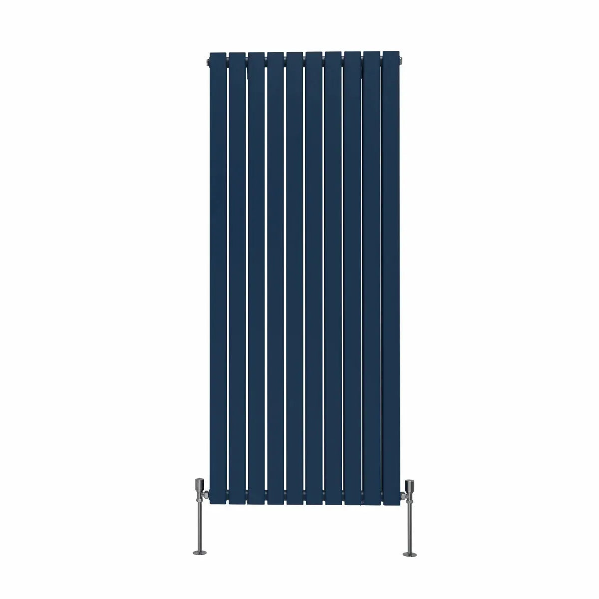 San Remo - Modern vertical flat panel radiator sapphire blue