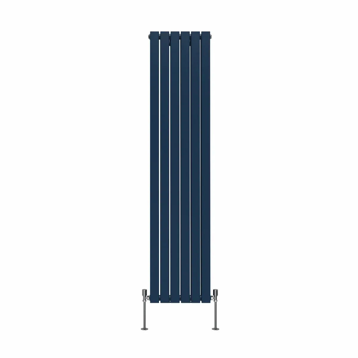 San Remo - Modern vertical flat panel radiator sapphire blue