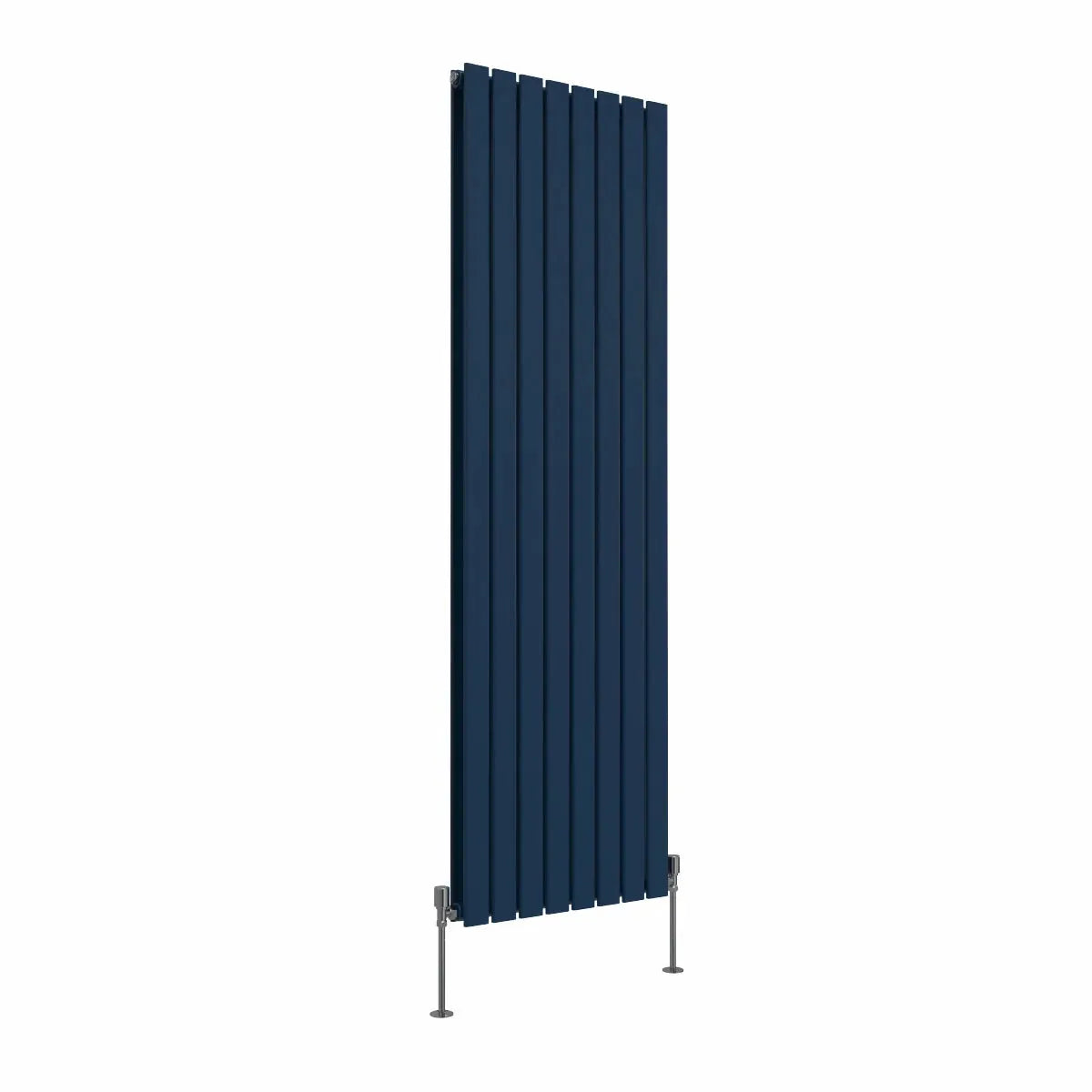 San Remo - Modern vertical flat panel radiator sapphire blue