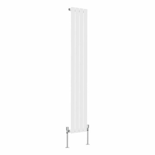 San Remo - Modern vertical flat panel radiator white