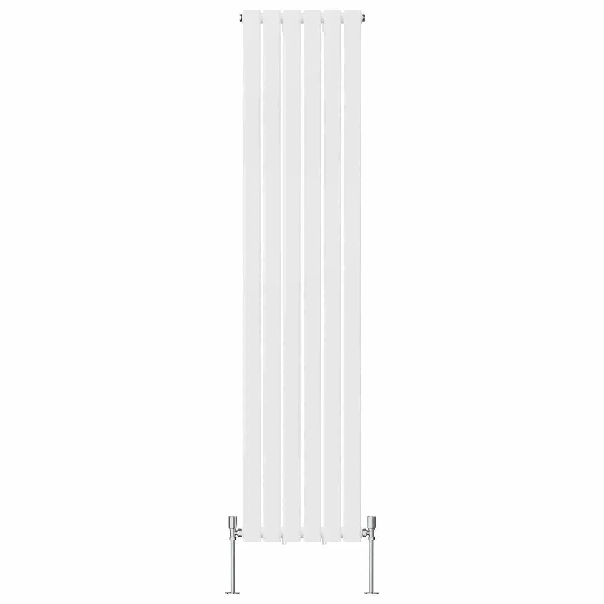 San Remo - Modern vertical flat panel radiator white