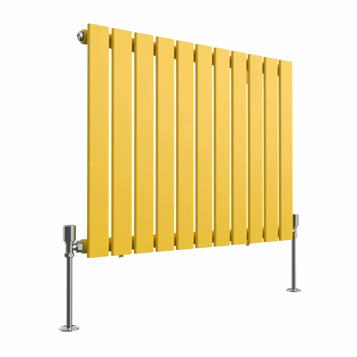 San Remo - Modern horizontal flat panel radiator zinc yellow