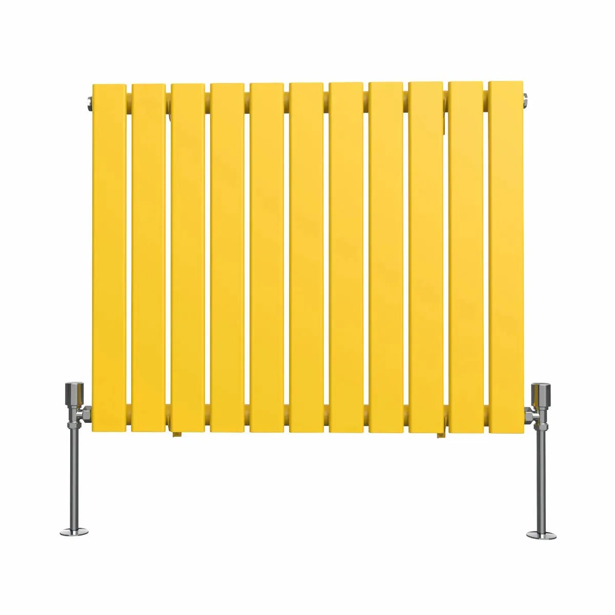 San Remo - Modern horizontal flat panel radiator zinc yellow