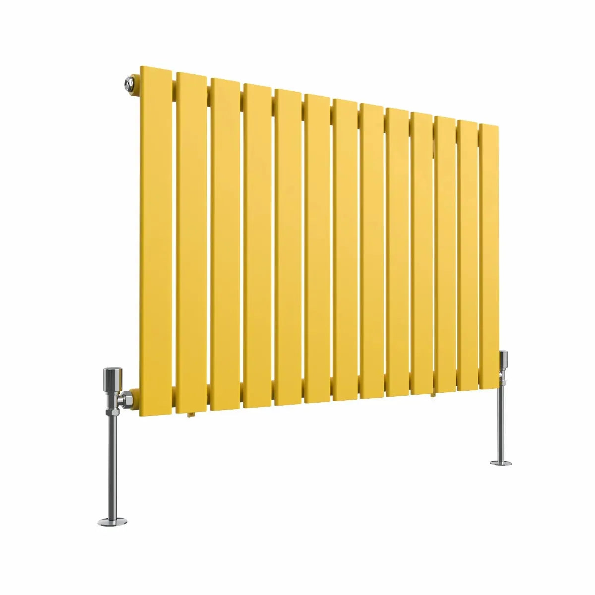 San Remo - Modern horizontal flat panel radiator zinc yellow